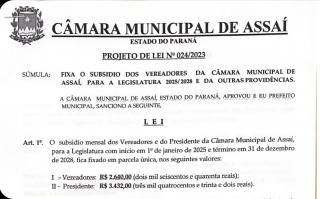 Câmara Municipal de Joaquim Távora/PR